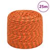 vidaXL Lodn&eacute; lano oranžov&eacute; 6 mm 25 m polypropyl&eacute;n