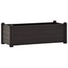 vidaXL Vyv&yacute;&scaron;en&yacute; z&aacute;hradn&yacute; z&aacute;hon PP antracitov&yacute; 100x43x35 cm