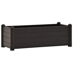 vidaXL Vyv&yacute;&scaron;en&yacute; z&aacute;hradn&yacute; z&aacute;hon PP antracitov&yacute; 100x43x35 cm