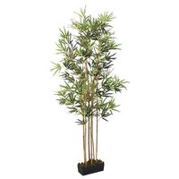 vidaXL Umelý bambusový strom 368 listov 80 cm zelený