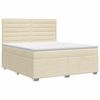 vidaXL Posteľ boxspring s matracom Kr&eacute;mov&aacute; 140 x 190 cm L&aacute;tka