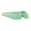 vidaXL F&oacute;liovn&iacute;k s oceľov&yacute;m r&aacute;mom zelen&yacute; 80 m&sup2; 20x4x2 m