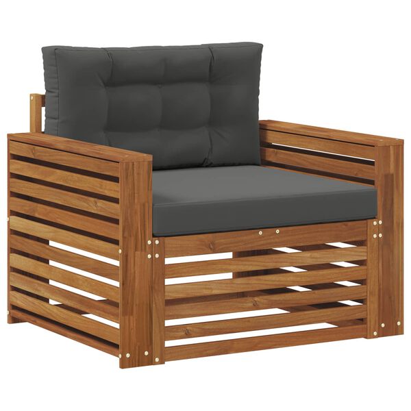 vidaXL Z&aacute;hradn&aacute; s&uacute;prava gaučov Mas&iacute;vne ak&aacute;ciov&eacute; drevo a polyester