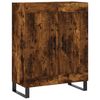 vidaXL Komoda dymov&yacute; dub 69,5x34x90 cm kompozitn&eacute; drevo