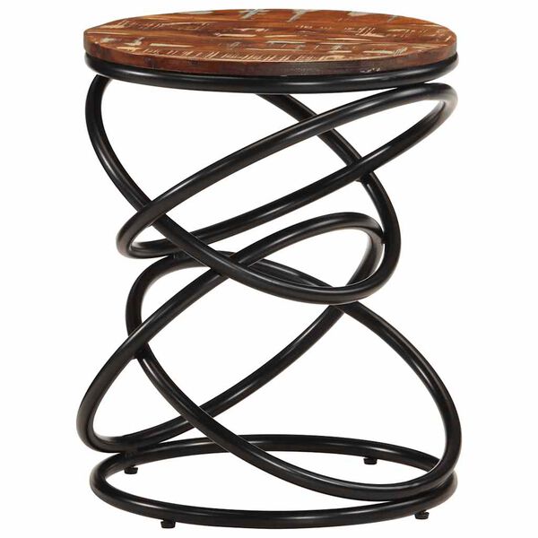 vidaXL Koncový stolík 40x40x52 cm masívne recyklované drevo