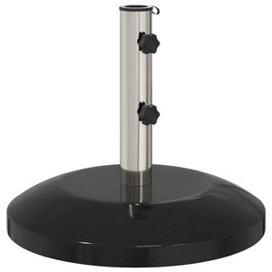 vidaXL Z&aacute;kladňa na slnečn&iacute;k pre p&oacute;l 40-50 mm 26.75 kg Čierna