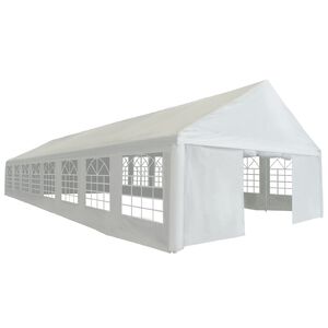 vidaXL P&aacute;rty stan, PE 6x16 m, biely