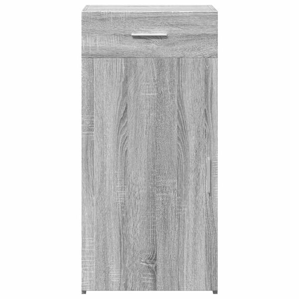 vidaXL Komoda siv&yacute; dub sonoma 45x42,5x93 cm kompozitn&eacute; drevo
