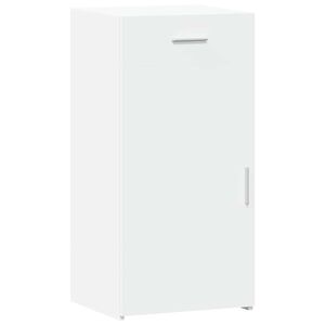 vidaXL Komoda biela 45x42,5x93 cm kompozitn&eacute; drevo