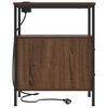 vidaXL Nočný stolík 2 pcs Hnedý dub 30 x 48 x 61 cm Kompozitné drevo