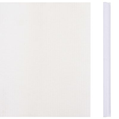 vidaXL Záhradná tieniaca fólia PVC 70x0,19 m biela