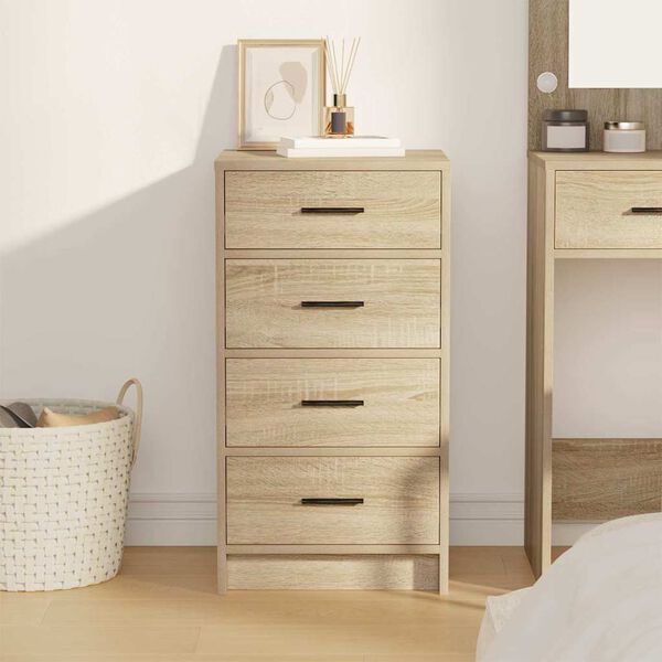 vidaXL Serv&iacute;rovacia skriňa dub sonoma 40 x 41 x 75 cm Kompozitn&eacute; drevo