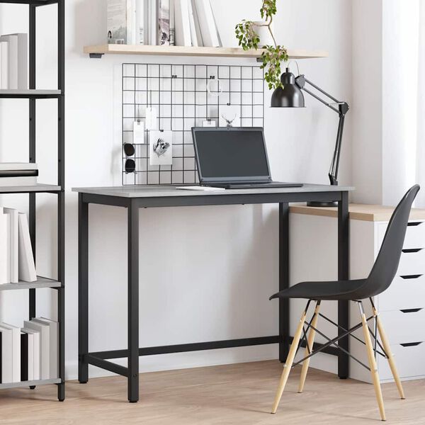 vidaXL st&ocirc;l Siv&yacute; Sonoma 80 x 50 x 76,5 cm Inžinierske drevo a oceľ