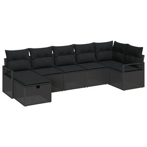 vidaXL Sada pohoviek 5 ks polyratan