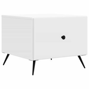 vidaXL Konferenčn&yacute; stol&iacute;k Biela 49 x 50 x 40 cm Kompozitn&eacute; drevo