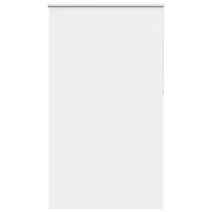 vidaXL Roleta Zatemnenie biela 125x230cm &Scaron;&iacute;rka l&aacute;tky 121,6cm Polyester
