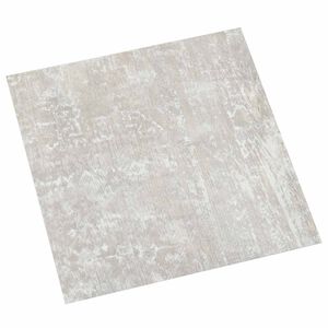 vidaXL Podlahov&eacute; dosky Biela a drevo 5,11 m&sup2; 55 ks PVC