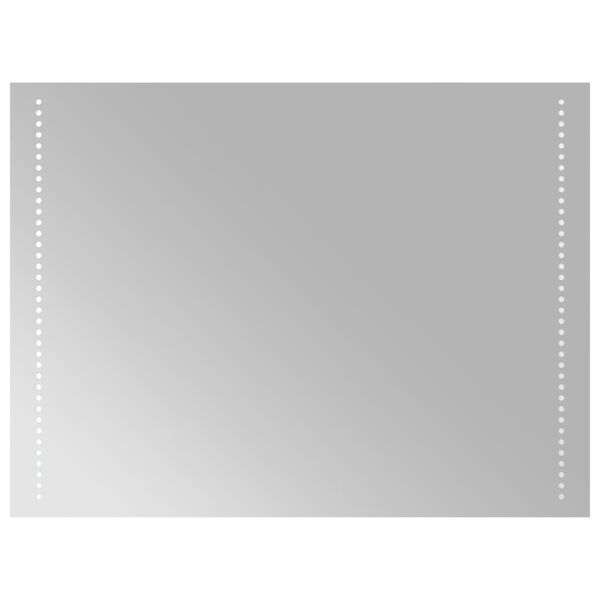 vidaXL LED k&uacute;peľňov&eacute; zrkadlo 80x60 cm