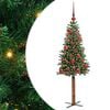 vidaXL &Uacute;zky vianočn&yacute; stromček Zelen&aacute; 150 cm