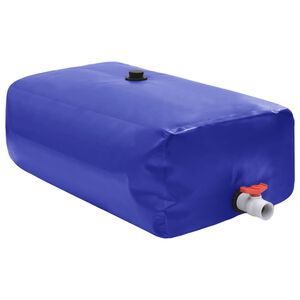 vidaXL N&aacute;drž na vodu s koh&uacute;tikom skladacia 100 L PVC