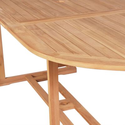 vidaXL Záhradný stôl 180x90x75 cm, tíkový masív