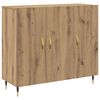 vidaXL Serv&iacute;rovacia skriňa Remeseln&yacute; dub 90 x 34 x 80 cm