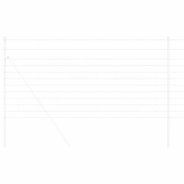 vidaXL Pastiersky plot Strieborn&aacute; 50 x 1,2 m Pozinkovan&aacute; oceľ