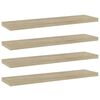 vidaXL Pr&iacute;davn&eacute; police 4 ks, dub sonoma 40x10x1,5 cm, kompozitn&eacute; drevo