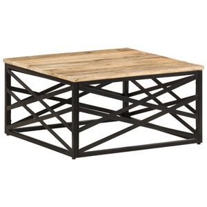 vidaXL Konferenčn&yacute; stol&iacute;k 68x68x35 cm, mangov&yacute; mas&iacute;v