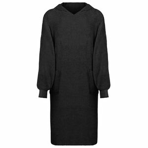 vidaXL Mikina s kapucňou KINN Čierna XL Bavlna