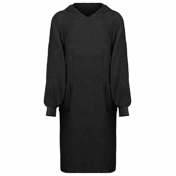 vidaXL Mikina s kapucňou KINN Čierna XL Bavlna