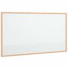 vidaXL Magnetick&aacute; biela tabuľa s r&aacute;mom z mas&iacute;vneho borovicov&eacute;ho dreva 100 x 55 cm