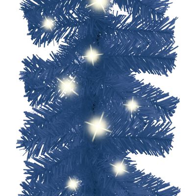 vidaXL Vianočná girlanda s LED svetielkami 5 m modrá