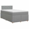 vidaXL Posteľ boxspring s matracom Svetlosiv&aacute; 120 x 190 cm L&aacute;tka