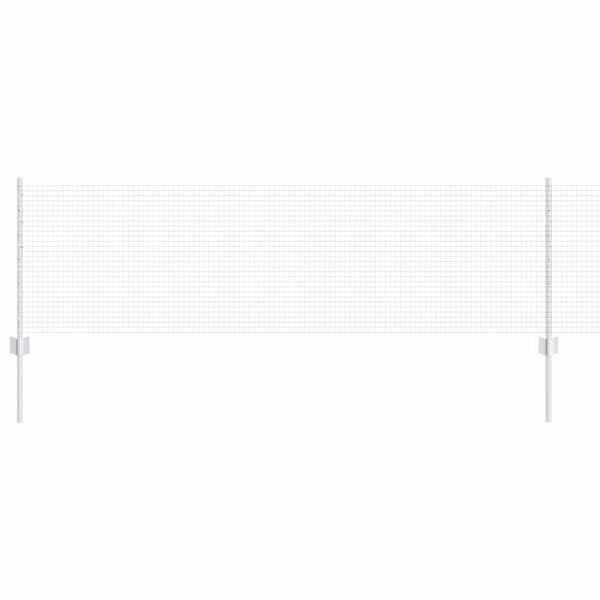 vidaXL Plot s podperou Strieborn&aacute; 0,6 x 10 m Oceľ
