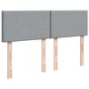 vidaXL Boxspring posteľ s matracom bledosiv&yacute; 140x190 cm l&aacute;tka