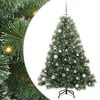 vidaXL Umel&yacute; vianočn&yacute; stromček s 150 LED-i Zelen&aacute; 150 cm PE a PVC