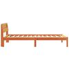 vidaXL Rám postele Včelí hnedý 75 x 190 cm Masívne borovicové drevo
