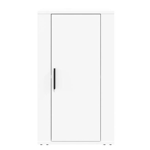 vidaXL Komoda biela 40x33x70 cm spracované drevo