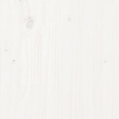 vidaXL Posteľný rám masívna borovica 160x200 cm biely