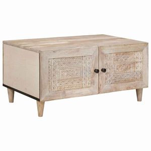 vidaXL Konferenčn&yacute; stol&iacute;k Biela 80 x 54 x 40 cm Kompozitn&eacute; drevo