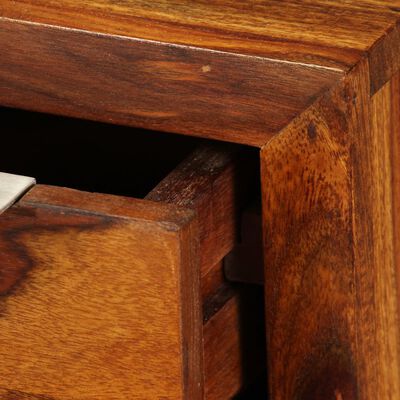 vidaXL TV stolík z masívneho sheeshamového dreva, 120x30x30 cm