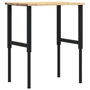vidaXL pracovn&yacute; st&ocirc;l 80x60x(71,5-98) cm mas&iacute;vny dub