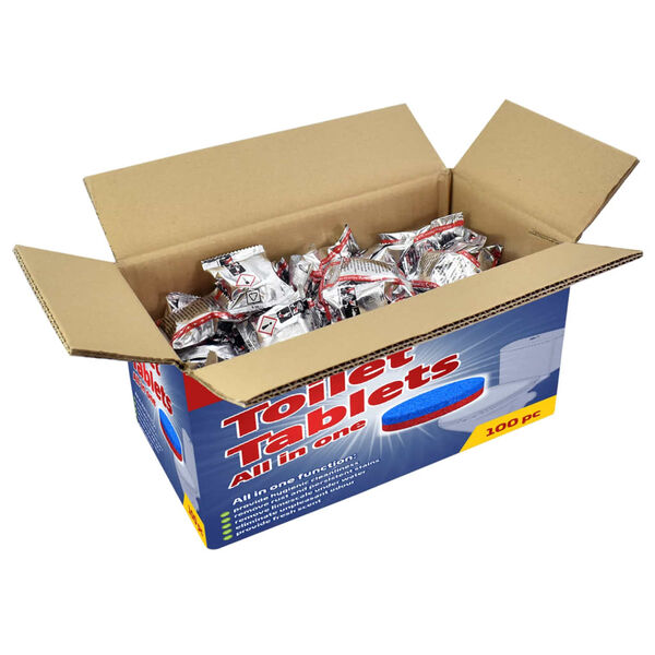 vidaXL Tablety na čistenie toaliet 100 ks čističe pisoárov