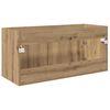vidaXL Skrinka pod um&yacute;vadlo s &uacute;ložiskom Remeseln&yacute; dub Kompozitn&eacute; drevo