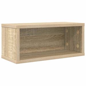 vidaXL Roh na skladovanie CD Dub sonoma 40 x 17 x 17 cm