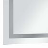 vidaXL K&uacute;peľňov&eacute; zrkadlo s LED svetlom a dotykov&yacute;m senzorom 60x80 cm