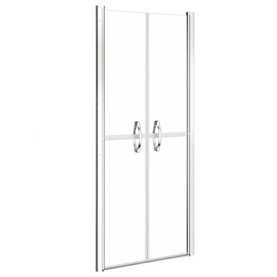 vidaXL Sprchové dvere, priehľadné, ESG 71x190 cm