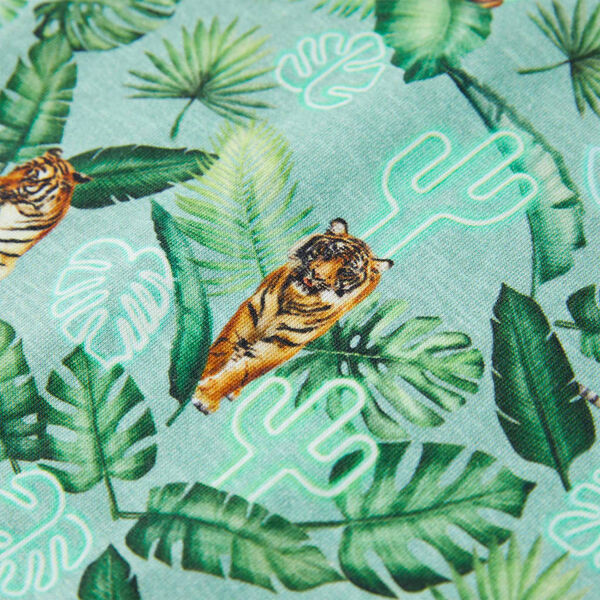 Detské tričko svetlozelené melanž 116