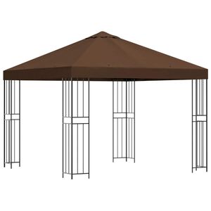 vidaXL Alt&aacute;nok 3 x 3 m Hned&aacute; Polyester a oceľ 190 gsm